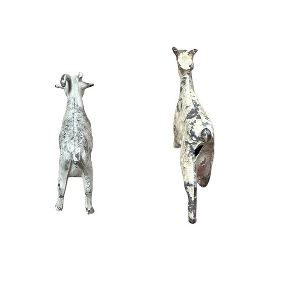 Vintage Lead Figures 2 Goats 1950s Vintage Lead Toys 1.5" Tall - Picture 4 of 6